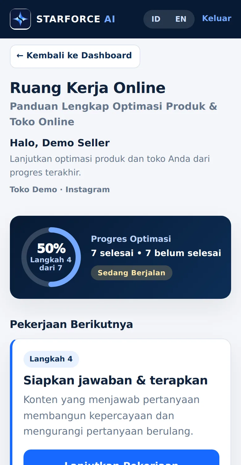 Kerjakan satu per satu tanpa bingung harus mulai dari mana.